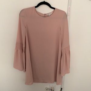 Wide body long sleeve flowy dress